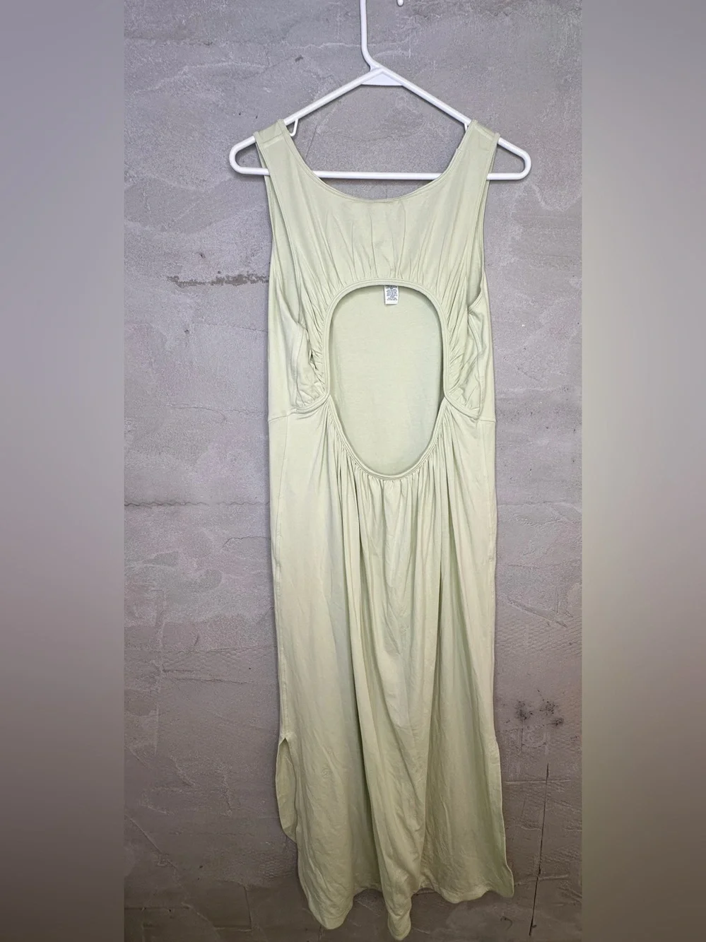Lululemon Pima Cotton Open-Back Midi Dress Dewy Size 10